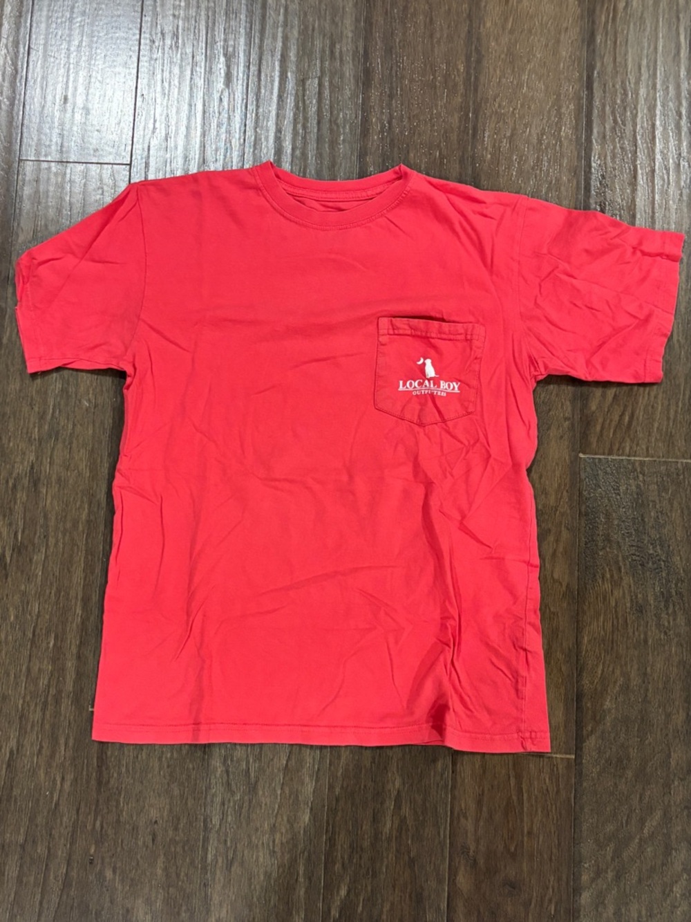 Local Boy Outfitters Red Short Sleeve Pocket Tee